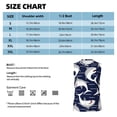 thumbnail image 5 of Goofa Angry Shark Printed Men's Sleeveless T-Shirt - Athletic Gym Workout Tank Top for Men - Moisture-Wicking, UPF 30+ Quick-Dry Muscle Tee-X-Large, 5 of 8