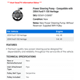thumbnail image 2 of Power Steering Pump - Compatible with 2004 Ford F-150 Heritage, 2 of 2