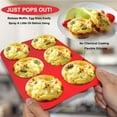Silicone Muffin Top Pans for Baking 4inch Jumbo Size, Perfect Results