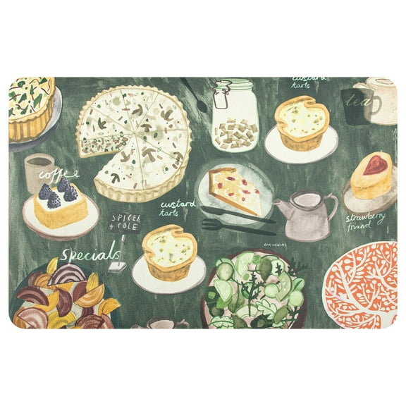 RAY STAR Placemats Set of 4, Vinyl Washable Wipeable Place Mats-12inx18in, Heat Resistant Waterproof Place Mat