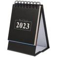 thumbnail image 1 of Petit Calendrier de Bureau Impression Anglaise Calendrier de Table 2023 Calendrier de Bureau Décoratif Mini Calendrier, 1 of 8