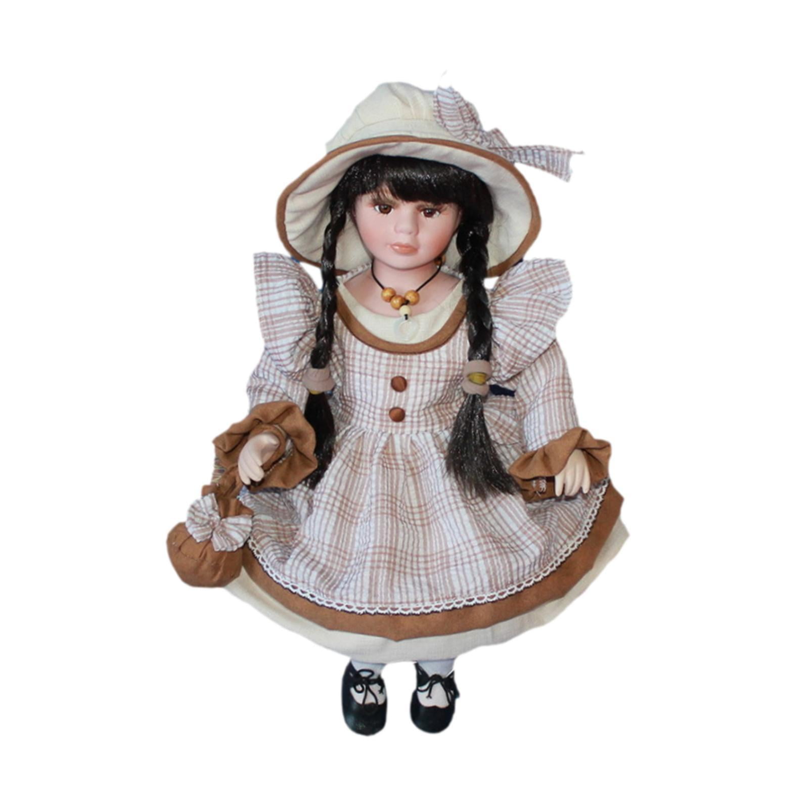 Muñeca de cerámica con vestido de Hermosa colección de mujeres en traje ...