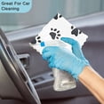 thumbnail image 4 of Yayeee 6 Pack Kitchen Dish Cloths Set for Washing Soft Drying Absorbent Microfiber Towels, Black Cartoon Cat Paw, 4 of 9