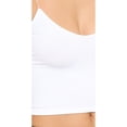 thumbnail image 4 of Top Corto Sin Costuras de Tirantes Finos Free People Blanco XS-SM, 4 of 4