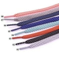 thumbnail image 3 of Synzerm 8 Colors Shoelaces for Sneakers, 2 Pair Reflective Shoelace Flat Safety Laces for Sneakers, 3 of 5