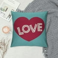 thumbnail image 2 of Nawypu Love Throw Pillow Cover Valentines Day Pillow Case Decoration Mothers Day Spring Farmhouse Cushion Case for Sofa Couch, 2 of 5