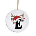 thumbnail image 2 of Adornos navideños, adornos navideños, regalos navideños, adorno con nombre y letra, adorno con inicial familiar, adorno personalizado, adorno navideño con nombre familiar, etiqueta acrílica para regal, 2 of 9