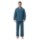 thumbnail image 1 of Apparonia Conjunto de Pijamas para Hombre de Algodón con Cuello con Muesca Pijamas para Hombre de Manga Larga Ropa de Dormir para Hombre con Bolsillos y Frente Fly Cuadros Verdes XXL, 1 of 7