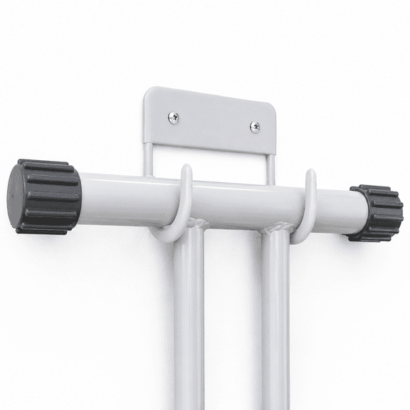 Yangxin Ironing Board Hanger, Ironing Board Hook, Wall Mounted Holder, & Small Ironing Board (Matte White)