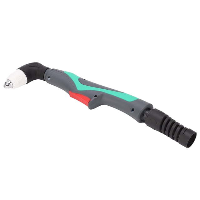 Cabezal de soplete de soldadura con mango curvo verde, accesorios para pistola de soldadura eléctrica de corte de metal P80