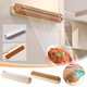 thumbnail image 1 of Cortador de envoltura de plástico con longitud ajustable | Caja de almacenamiento magnética de pared para cocina doméstica | Incluye envoltura de plástico y tira magnética | Se adapta al papel de, 1 of 9
