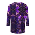thumbnail image 5 of Womens Blouses Dressy,Women's Shirts Lightweight 2026 Spring Summer Fashion 3/4 Length Sleeve Tops Business Casual Blouses Western Outfits, 5 of 7