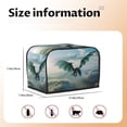 thumbnail image 5 of Fotbe Cloud Sky Green Dragon for Two Slice Toaster Cover, Fingerprint Protector, Super Soft Appliance Cover And Dust Cover,Bread Dust Cover & Fingerprint Protection, 5 of 7