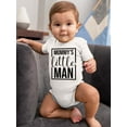 thumbnail image 2 of Mommy's Little Man Bodysuit Infant -Smartprints Designs,  6 Months, 2 of 4