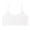 White, variant on Women's Bra Yoga Mini Cami Seamless Bralette Microfibr Stretch Bra Thin Strap Bralette for Ages 7-12Y