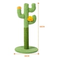 thumbnail image 3 of Poste de rascado de gato Colco Juguete interactivo de cactus Poste rascador para gatos, 3 of 8
