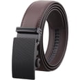 thumbnail image 1 of Cinturon hombre, cinturon trinquete hebilla automatica cinturon de cuero para hombre ropa, talla ajustada Xemadio HMHZ763-2, 1 of 3