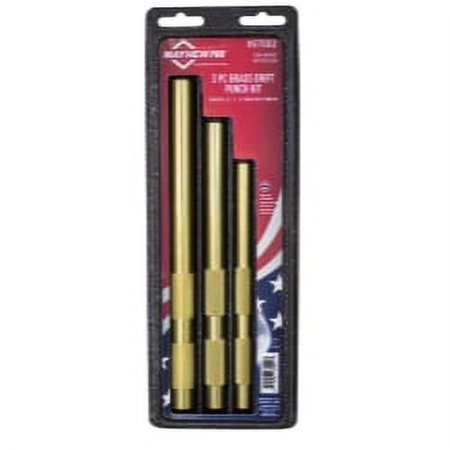 UPC: 0045256670027 | Mayhew Steel Products Brass Drift Punch Set – 3 Piece