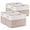Brown & White, variant on 4 Pack Storage Baskets for Organizing, Woven Baskets for Shelves - Perfect for Toys, Books, Towels, and Clothes, Durable Gift Basket Bins Toy Storage, 12.7''L x9''W x7.8''H, Jute