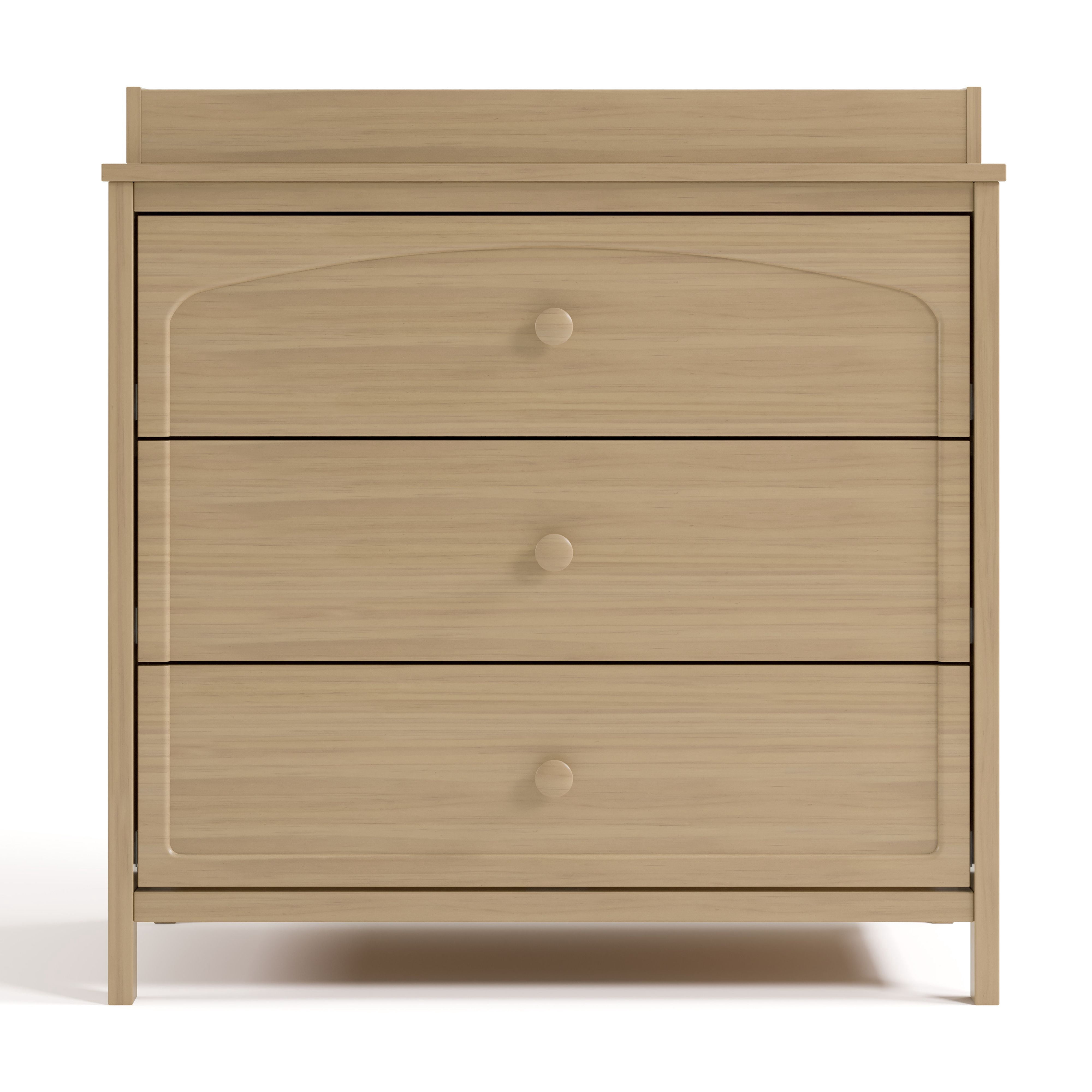 Graco Olivia 3 Drawer Chest with Infant Changing Topper, Driftwood