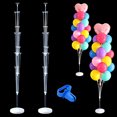 thumbnail image 2 of 2 juegos de soporte de columna para globos, soporte de globo de altura ajustable de 5.3 pi GOETOR GOETOR, 2 of 2