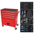 thumbnail image 2 of DSstyles Metal Tool Chest with 4 Drawers Tool Sets Metal Tool Box Storage Cabinets Rolling Tool Chest for Mechanic Garage, 2 of 7
