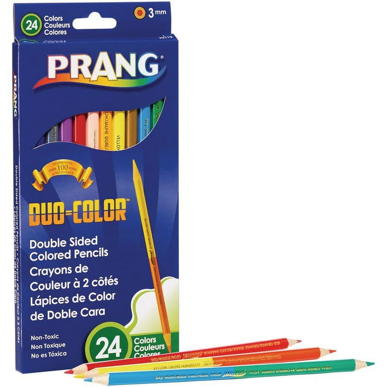 Prang Duo-Color Double Sided Colored Pencils - 3 mm Lead Diameter - 1 Each Prang Duo-Color Double Sided Colored Pencils - 3 mm Lead Diameter - 1 Each