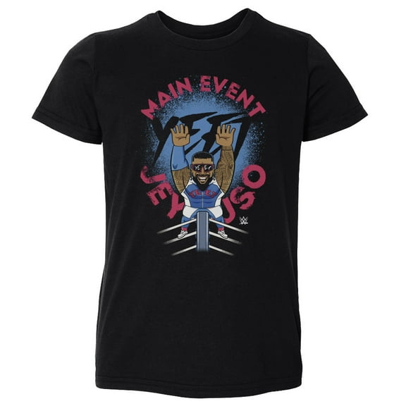 Toddler 500 Level Black Jey Uso Big Shots Ropes T-Shirt