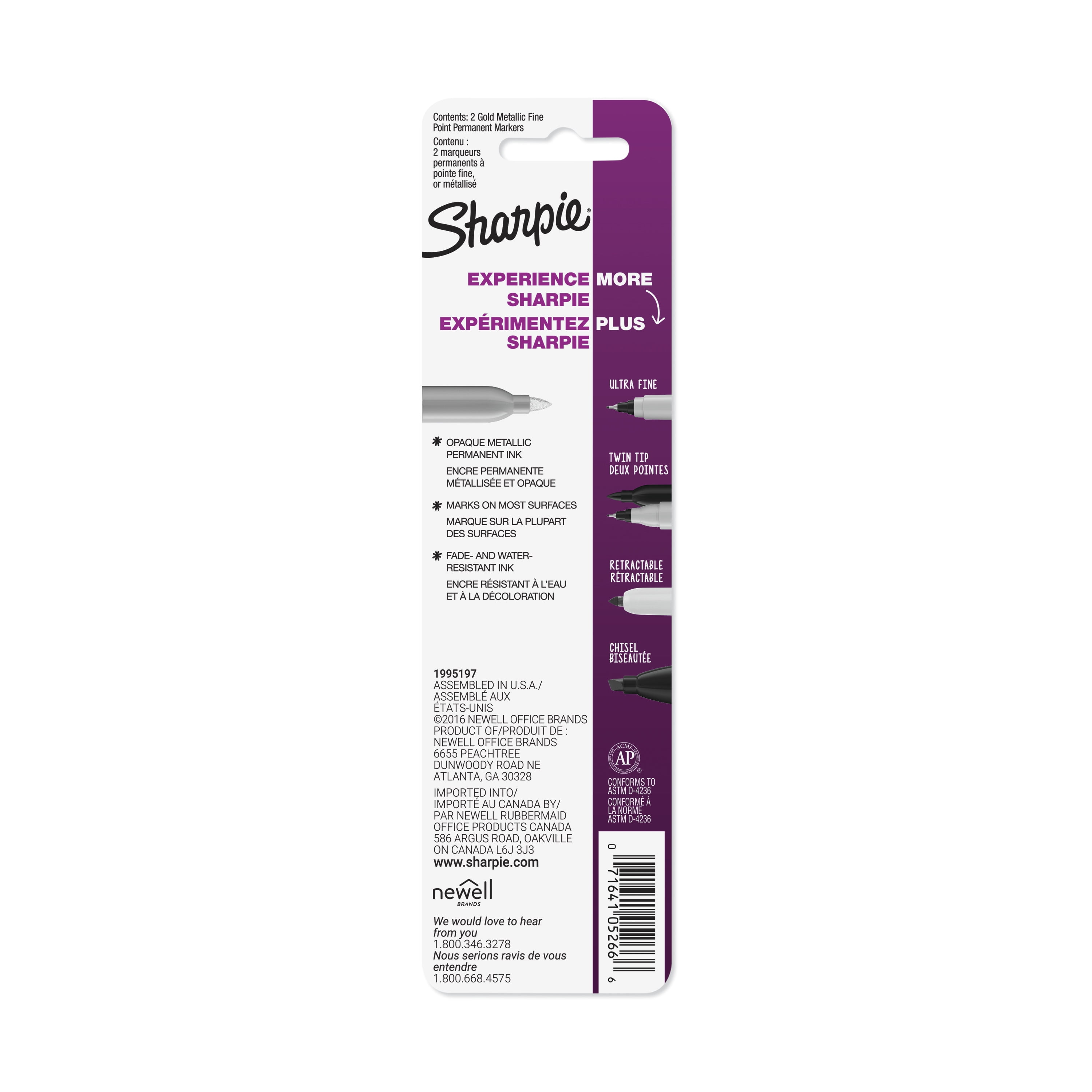 Sharpie Metallic Marker - Markers - Gold - Sam Flax Atlanta