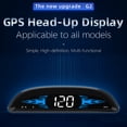 thumbnail image 3 of Hud Del Coche Coche HUD alta definición inteligente GPS Speedo alarma de exceso de velocidad para camión de vehículos Likrtyny  Accesorios para autos y motos, 3 of 9