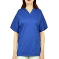 thumbnail image 3 of Unisex Men/Women V-Neck Scrub Cotton Uniforms Medical Hospital Nursing Shirt Top, 3 of 3