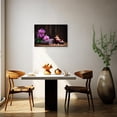 thumbnail image 5 of ZHONGYUTONG Zen Canvas Wall Art purple Orchid Flower Picture Spa Still Life Meditation Painting Print for Bathroom Decor Framed (24.00" x 36.00"), 5 of 5