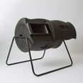 thumbnail image 3 of Algreen Tumbling Composter, Dual Batch, with Powder Coated Stand, 100% Recycled Black, 3 of 3