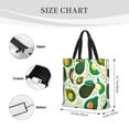 thumbnail image 4 of JUNZAN Tote Bags for Women Girls,Large Capacity Bag Reusable Grocery Shoulder Bag with Inner Pockets(Green Avocado), 4 of 9