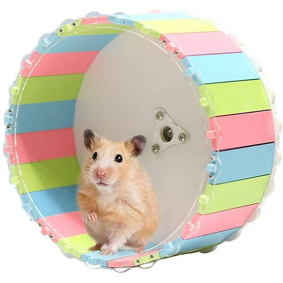 Jouet de Roue de Hamster, Roue d'Exercice de Hamster, Roue de Hamster, Roue d'Exercice de Hamster Silencieux (1pcs, Multicolore)