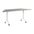 thumbnail image 1 of Synergy 72-inch Trapezoid Modular Conference Table in Gray - Engineered Wood, 1 of 8