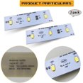 Refrigerator LED Light Strip Bar Replacement for ZBE2350HCA, DC 12V