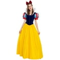 thumbnail image 2 of HAWEE Femmes Halloween Classique de Luxe Princesse Snow White Costume Adulte Reine Robe de Conte de Fées Rôle Cosplay, 2 of 5