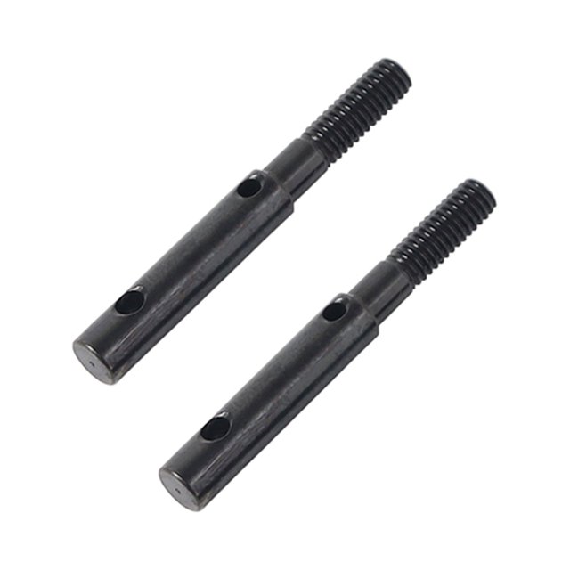 8 Pcs Hard Steel Front Rear Portal Stub Axle Drive Gear Shaft for Axial Capra Currie F9 Axle SCX10 III AR45 Axle