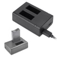 thumbnail image 3 of Dual Slot Chargers, Plastic Action Camera Charger Reliable 5V Input  for Travelling, 3 of 7
