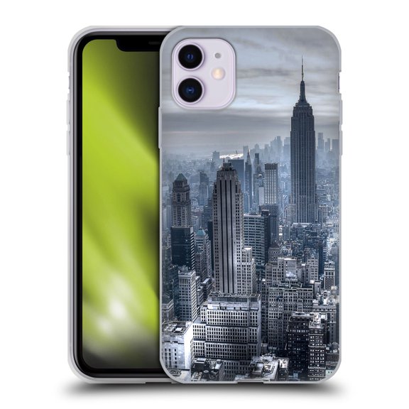 Head Case Designs Officially Licensed Haroulita Places New York 3 Soft Gel Case Compatible with Apple iPhone 11