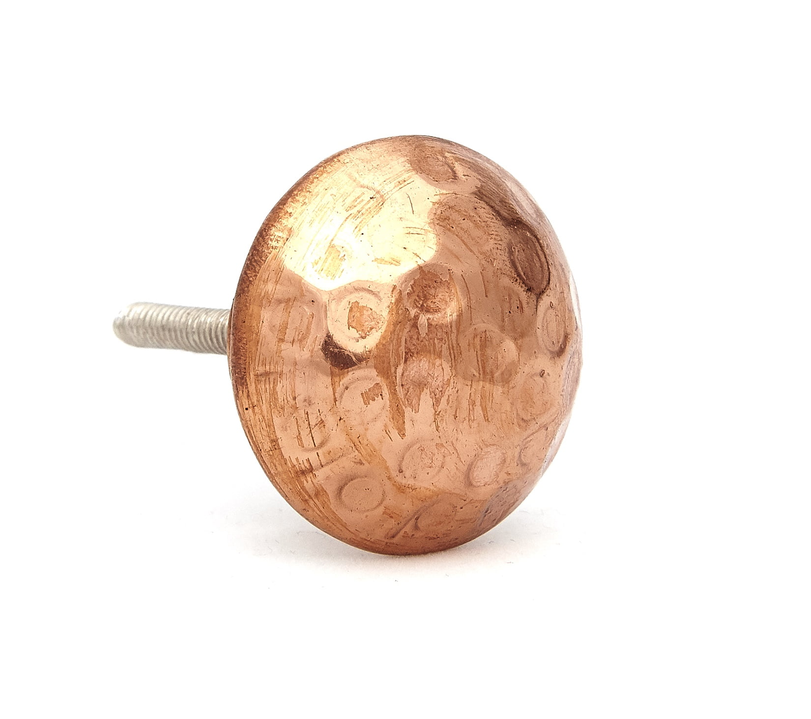 Hammered Copper Brass Knobs Pack of 12