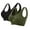 Army Green#3, variant on Breathable Women's Sports Bra for Spin Classes,2PC Woman's Solid Color Gathered Together Large Size Daily Bra Underwear No Rims Watermelon Red XXXXL