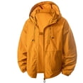 thumbnail image 2 of FRSASU Men's Lightweight Hoodie Jacket UPF 50+ Sun Protection Long Sleeve Hiking Fishing Shirt Waterproof Windbreaker Jacket Orange, 2 of 4
