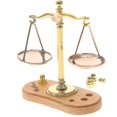 thumbnail image 2 of 1 Set Miniature Vintage Balance Scale Dollhosue Mini Balance Scales Weight - J, 2 of 2