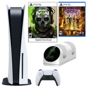 Sony PlayStation 5 Core COD: Modern Warfare II Console with Gotham Knights and Dual Charging Dock