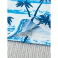 thumbnail image 5 of Kids Boys Beach Shorts Set, Short Sleeve Coconut Tree Print T-shirt with Elastic Waist Shorts Summer Outfit, 5 of 8