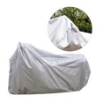 thumbnail image 2 of Shisuyan 1PC Waterproof Bike Cover Motorcycle Dustproof Cover Silver-coated Polyester Cloth Multi-purpose Protective Cover for Bike Use (Silver Size L), 2 of 9