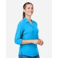 thumbnail image 2 of CORE365 CE510LW Women's Ultra UVP Long Sleeve Marina Shirt-Electric Blue-S, 2 of 6