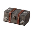 thumbnail image 4 of yuksok Jewelry Storage Box Gift Treasure Chest Box for Necklaces Bracelets Earrings Gray, 4 of 9